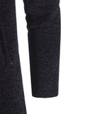 Men's Solid Color Zip Up Drawstring Hooded Fleece Jacket