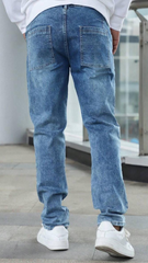 Men's Stretchy Simple Daily Wear Jeans