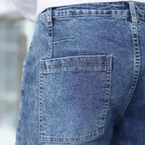 Men's Stretchy Simple Daily Wear Jeans