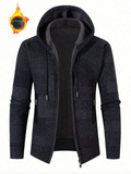 Men's Slim Fit Long Sleeve Knitted Jacket