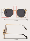 Men Metal Frame Fashion Glasses