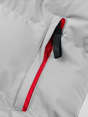 Chaleco acolchado holgado con capucha y cremallera para hombre 