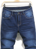 Men's Washed Pocket Slim Fit Jeans