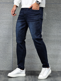 Men Cotton Slant Pocket Jeans