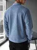Men's Slim Fit Long Sleeve Knitted Jacket