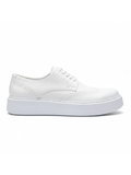 White sneaker on a white background