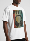 Men's Music Graphic Relaxed Fit T-Shirt