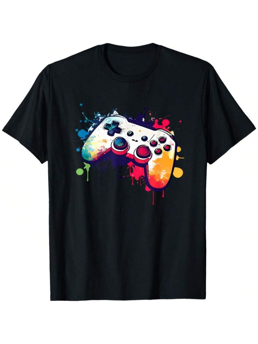Game Controller Men T-Shirt Soft Fabric