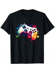 Game Controller Men T-Shirt Soft Fabric