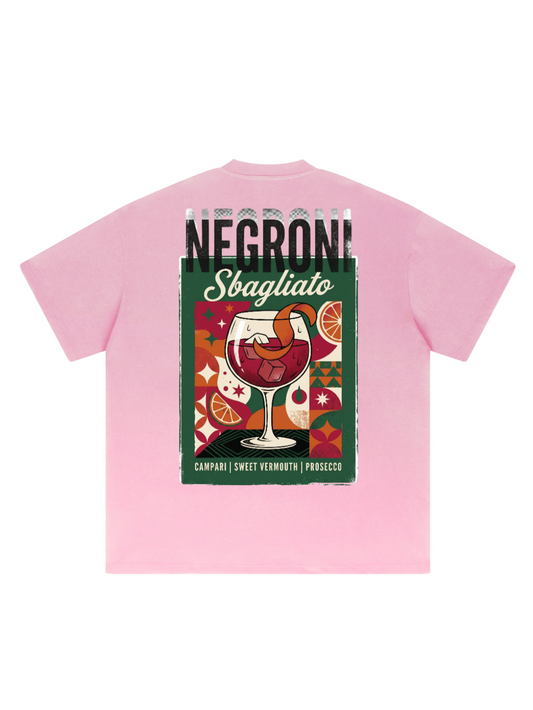 Camiseta gráfica pesada Negroni Sbagliato extragrande