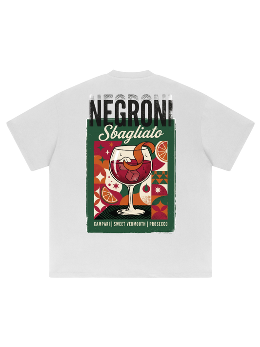 Camiseta gráfica pesada Negroni Sbagliato extragrande