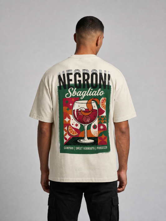 Negroni Sbagliato Oversized Heavyweight Graphic Tee