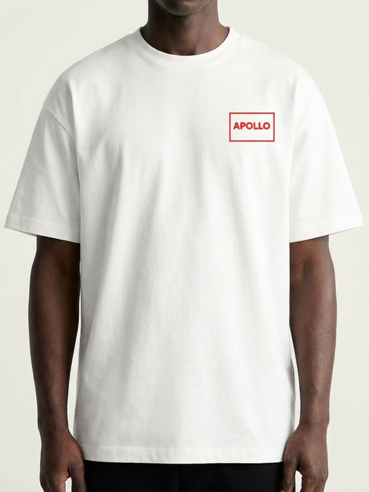 Men's Relaxed Fit White T-shirt (190GSM)