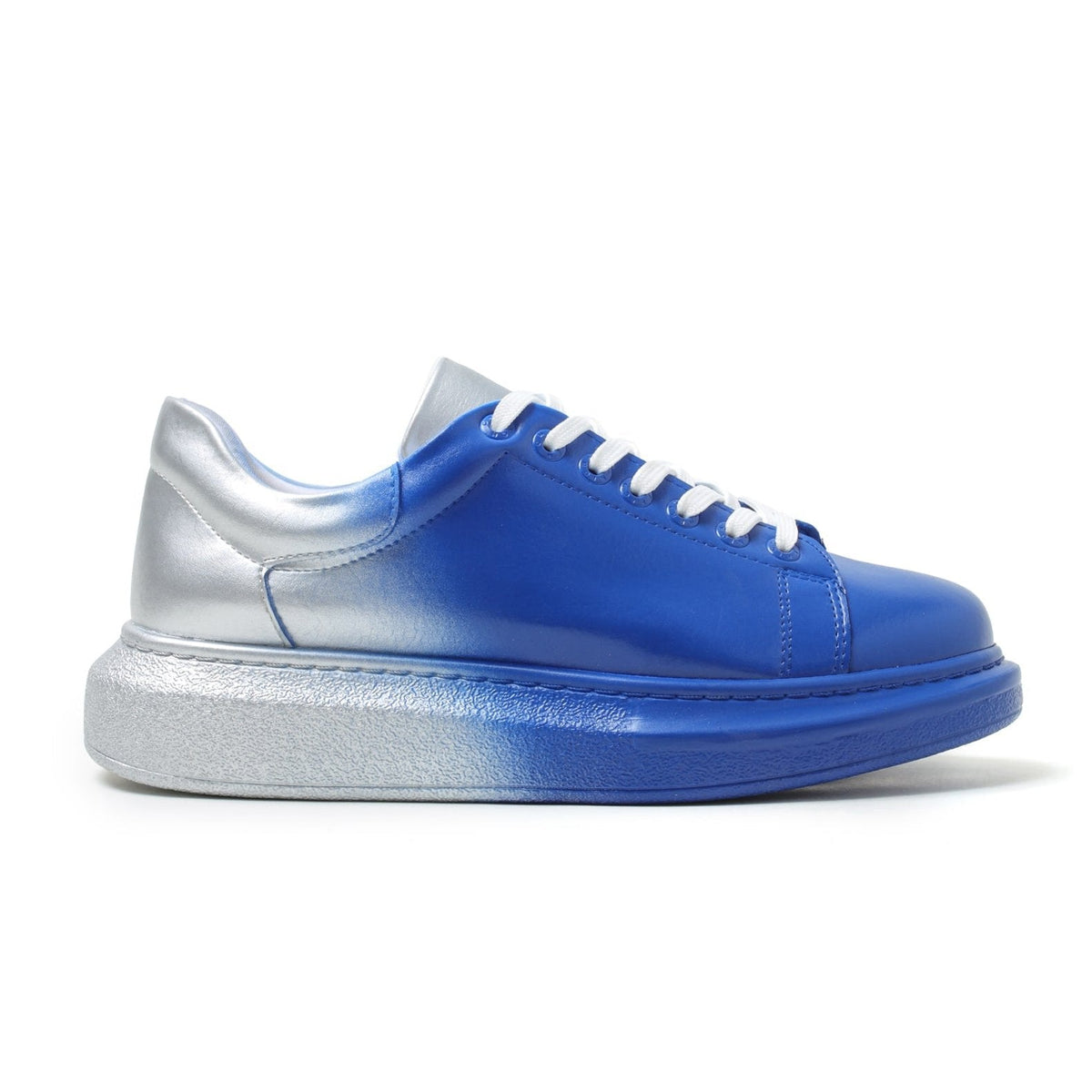 Hand-Painted Customized Sneakers for Women by Apollo Moda | Color Wave Duo Dynamic
