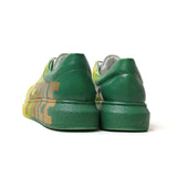 Hand-Painted Customized Sneakers for Women by Apollo Moda | Genova "FREE" Yellow/Green