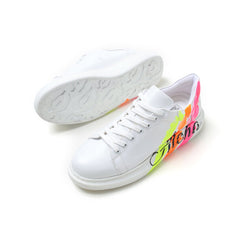Customized Handpainted Sneakers for Women by Apollo Moda | Aloha Three Stripes