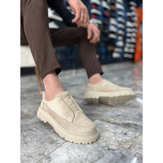 VantageX Beige Slip-Ons