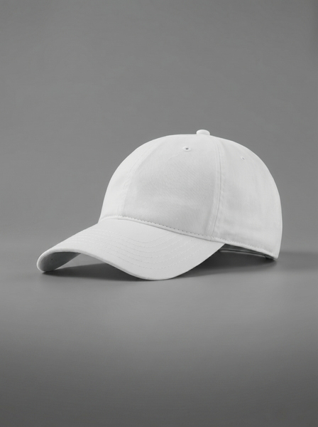 Cotton Twill Hat Pure White
