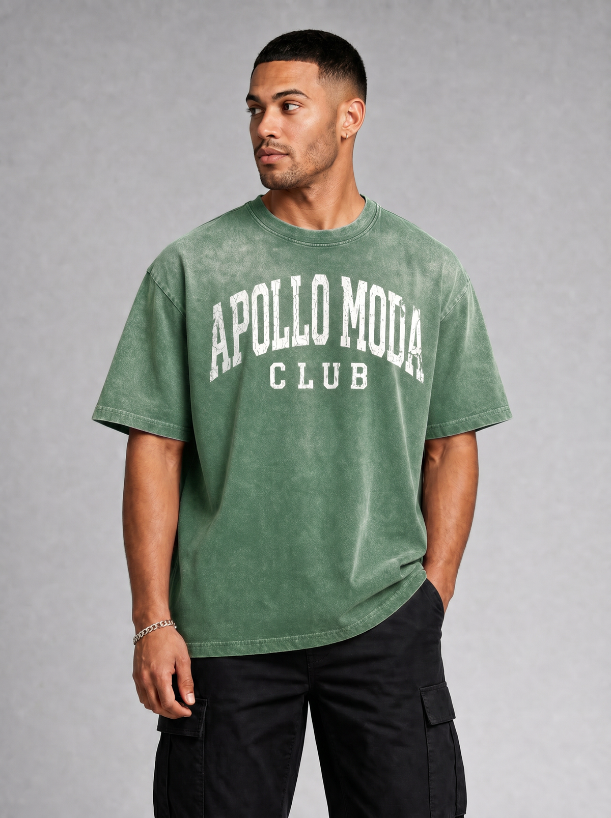 Club Washed Gradient Oversized Tee