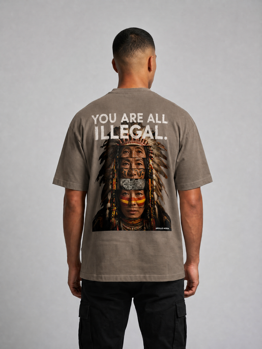 You Are All Illegal Oversized Heavyweight Graphic Tee